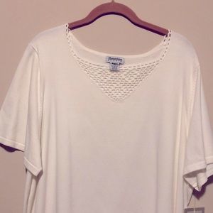 Hampshire Women’s Short Sleeve Top Blouse 3X